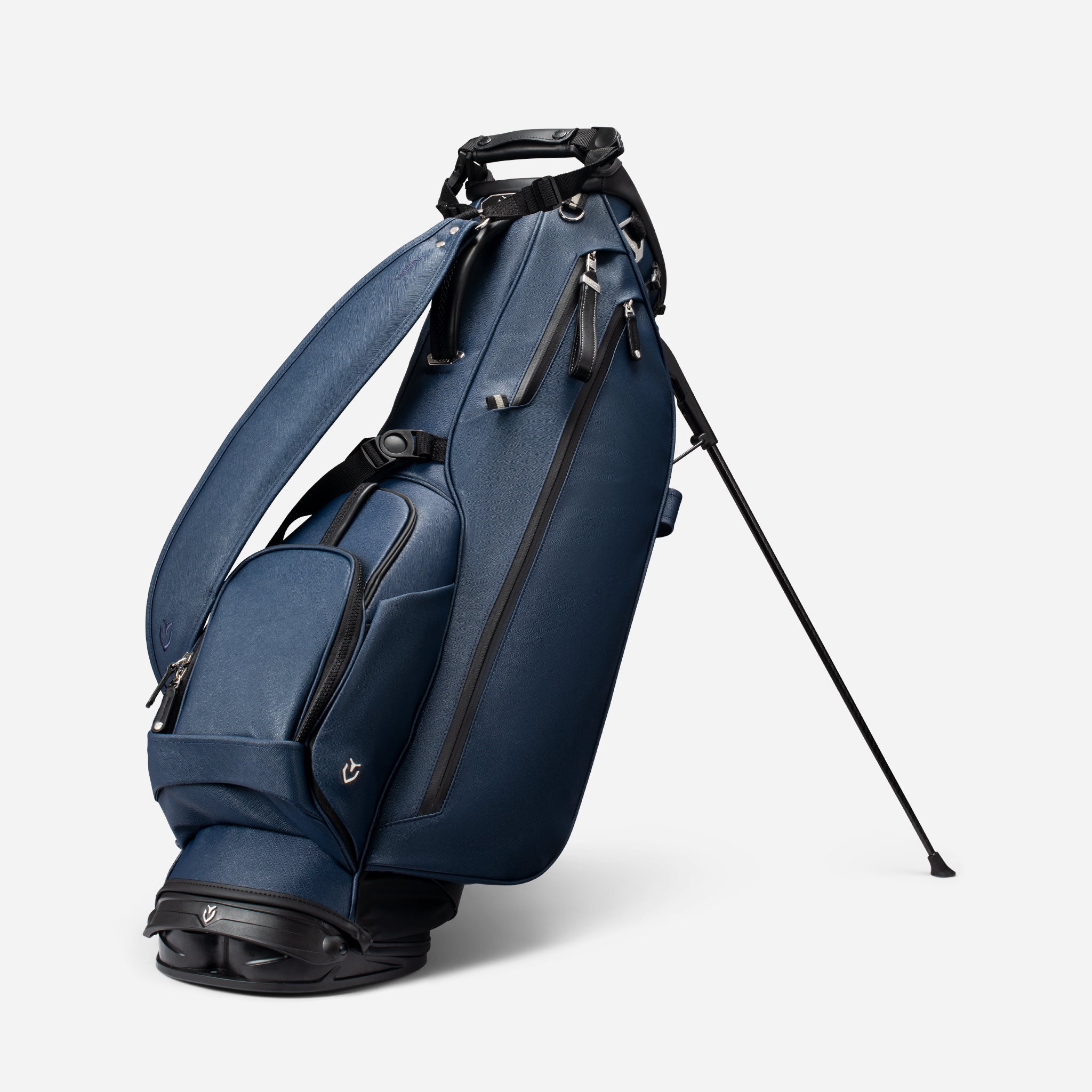 VESSEL VLS LUX スタンドキャディバッグ ネイビー Lux Stand Bag | Luxury Golf Bags